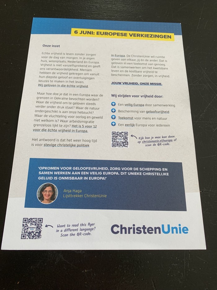 Flyer achterkant